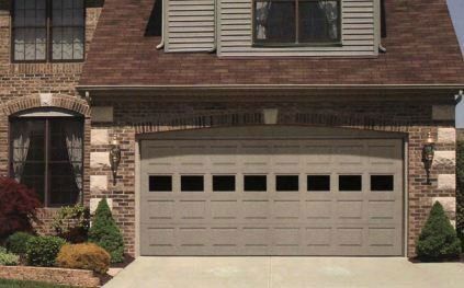 Wooden Gray Garage Door — Central Square, NY — Bonnet Sales & Service, Inc.