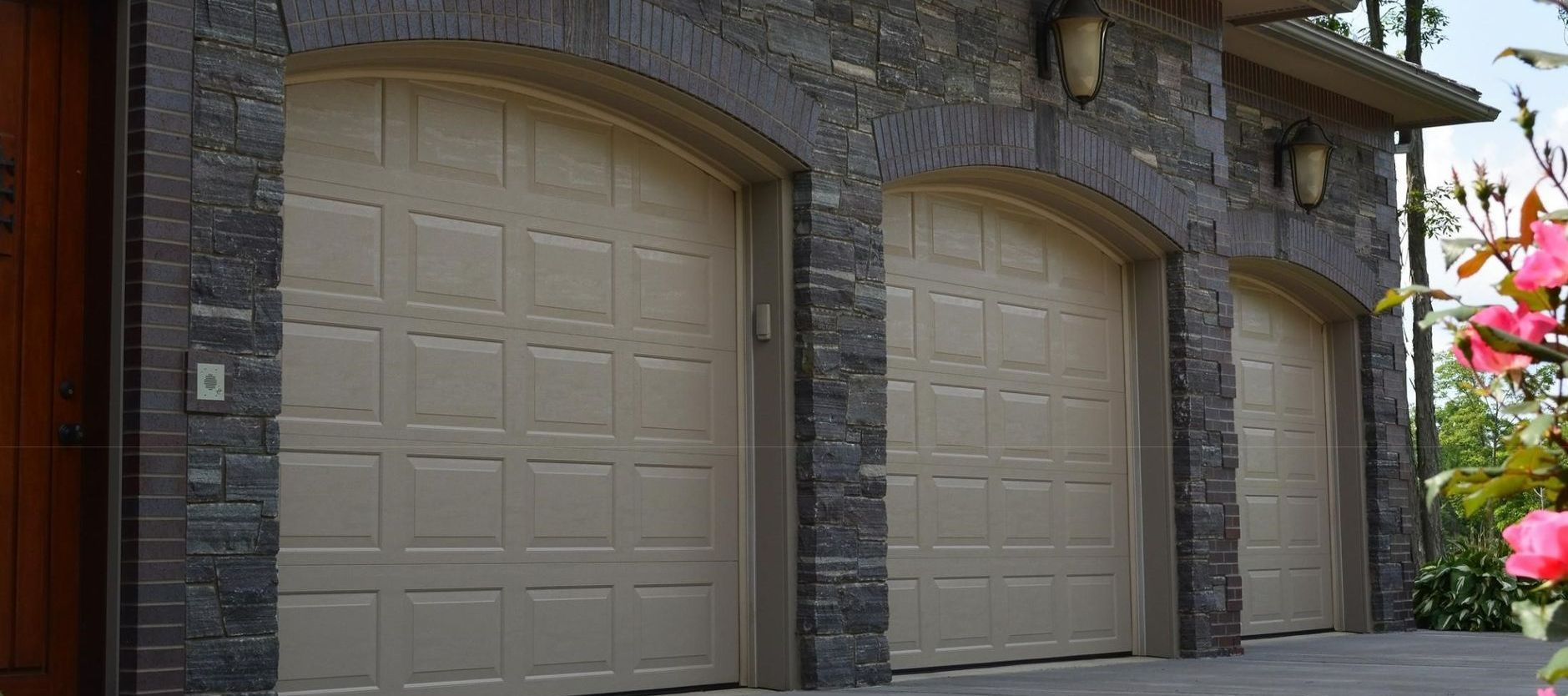 Three Steel Raised Panel Garage Doors — Central Square, NY — Bonnet Sales & Service, Inc.