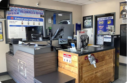 Our Front Desk - Mobil 1 Lube Express