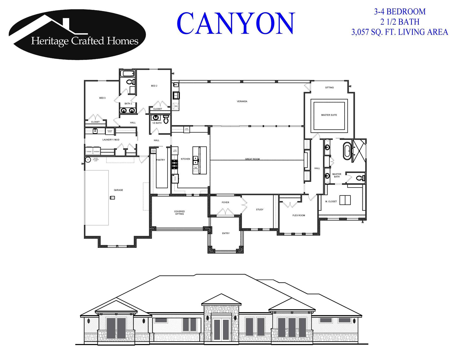 Canyon brochure — San Antonio, TX — Heritage Crafted Homes