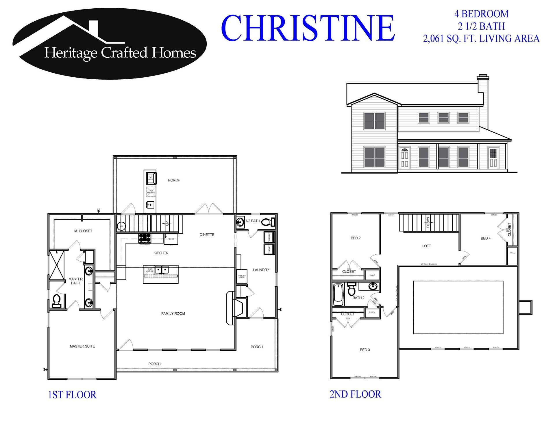 Christine brochure — San Antonio, TX — Heritage Crafted Homes