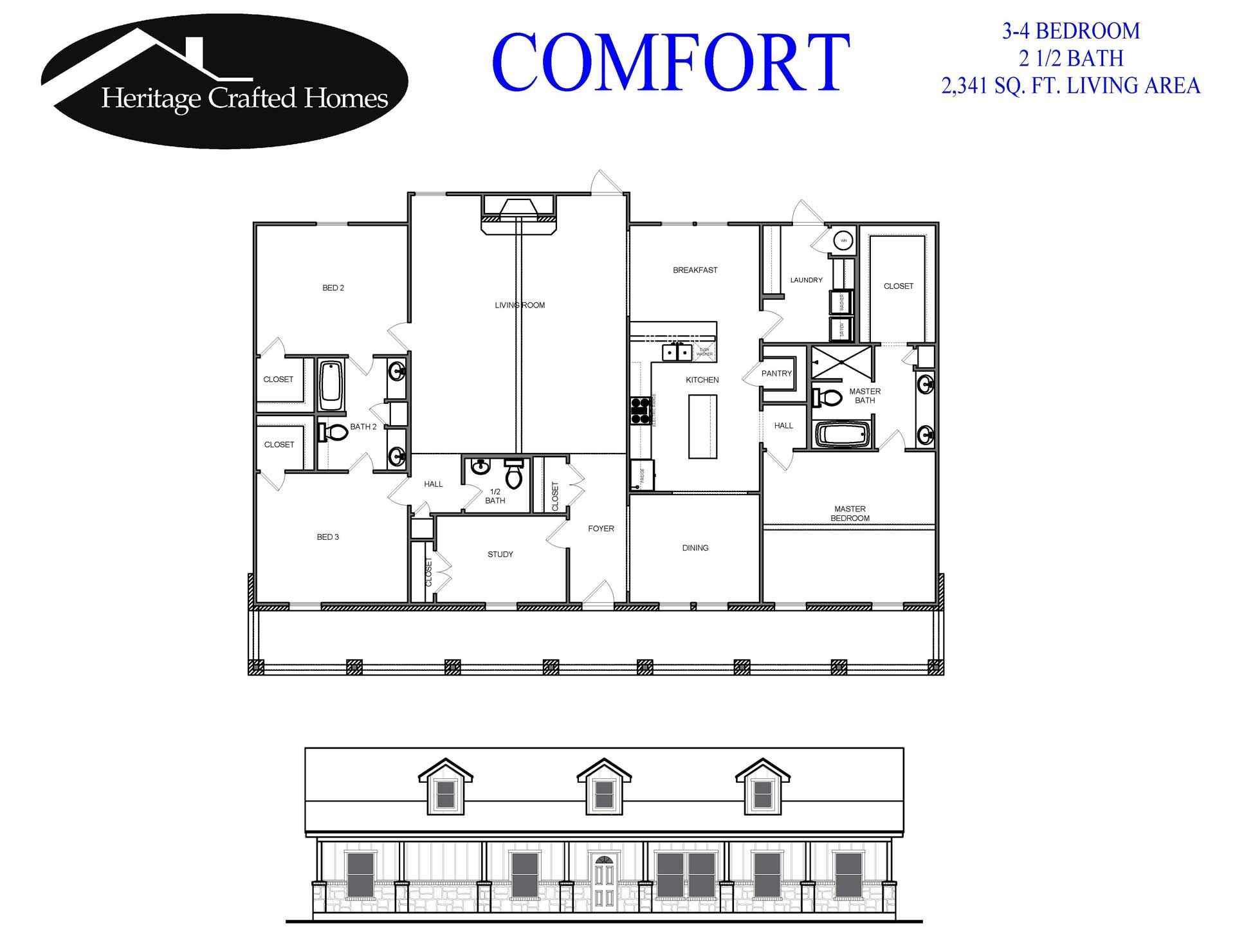 Comfort brochure — San Antonio, TX — Heritage Crafted Homes