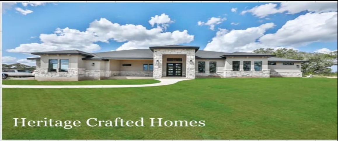 House with Green Lawn - San Antonio, TX - Heritage Crafted Homes