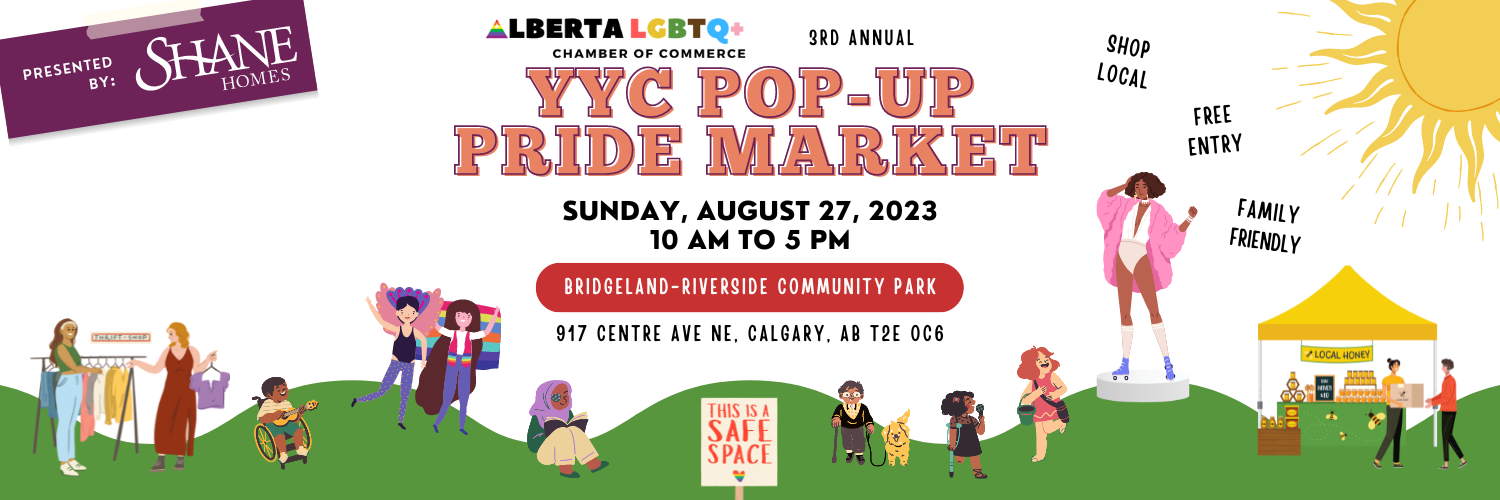 YYC Pride Flea Market August 28th, 1pm - 5pm