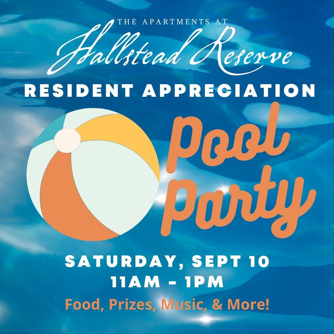 Apartments at Hallstead Reserve 2022 Pool Party