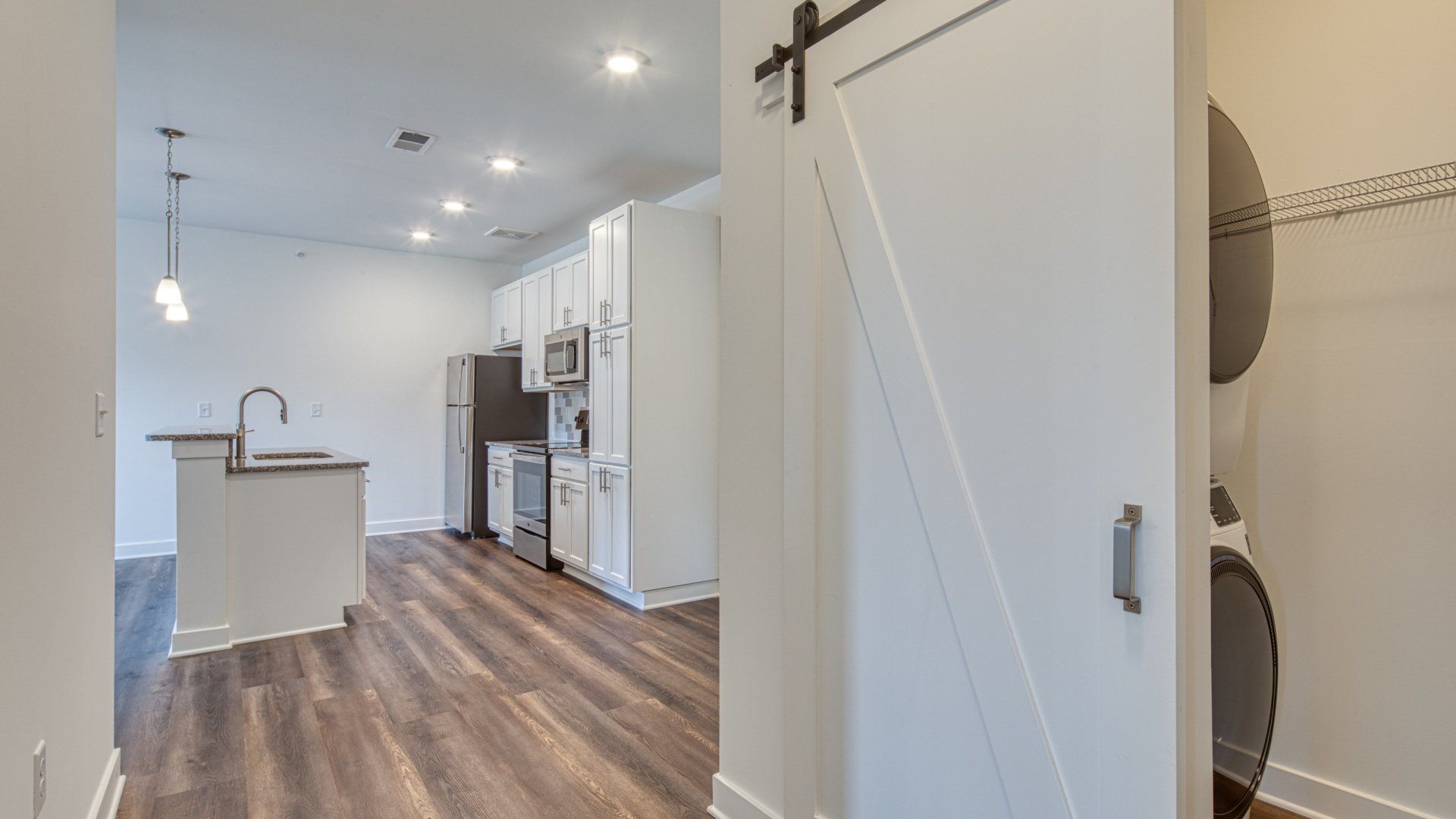 Pine brook kitchen area closet