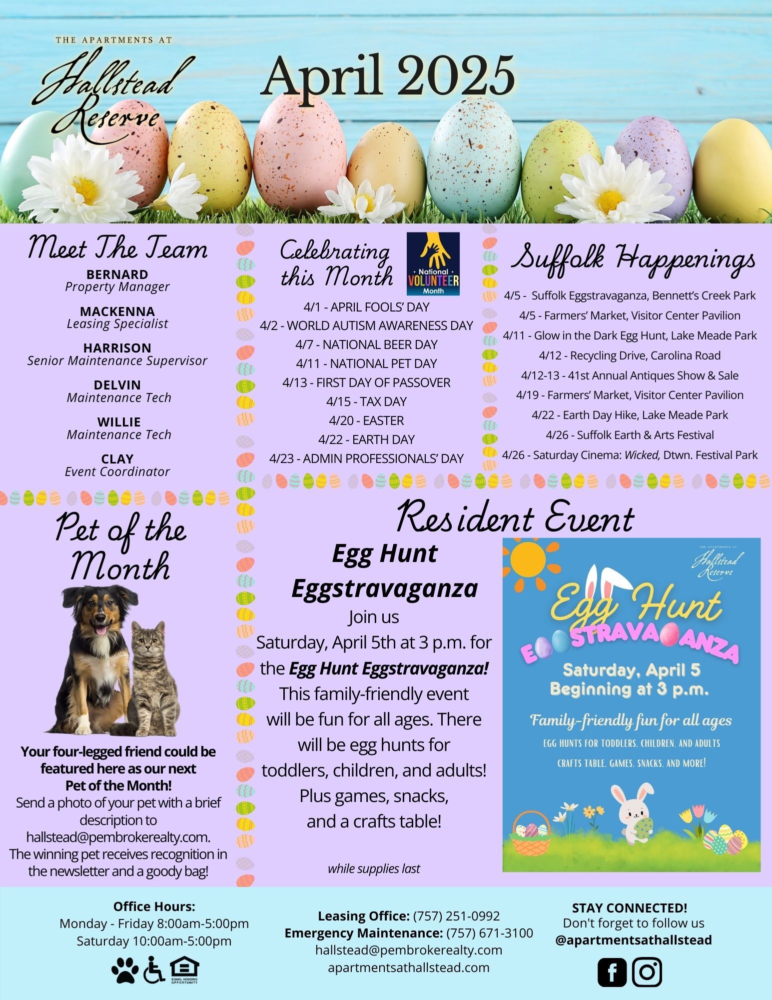 April 2025 Resident Newsletter