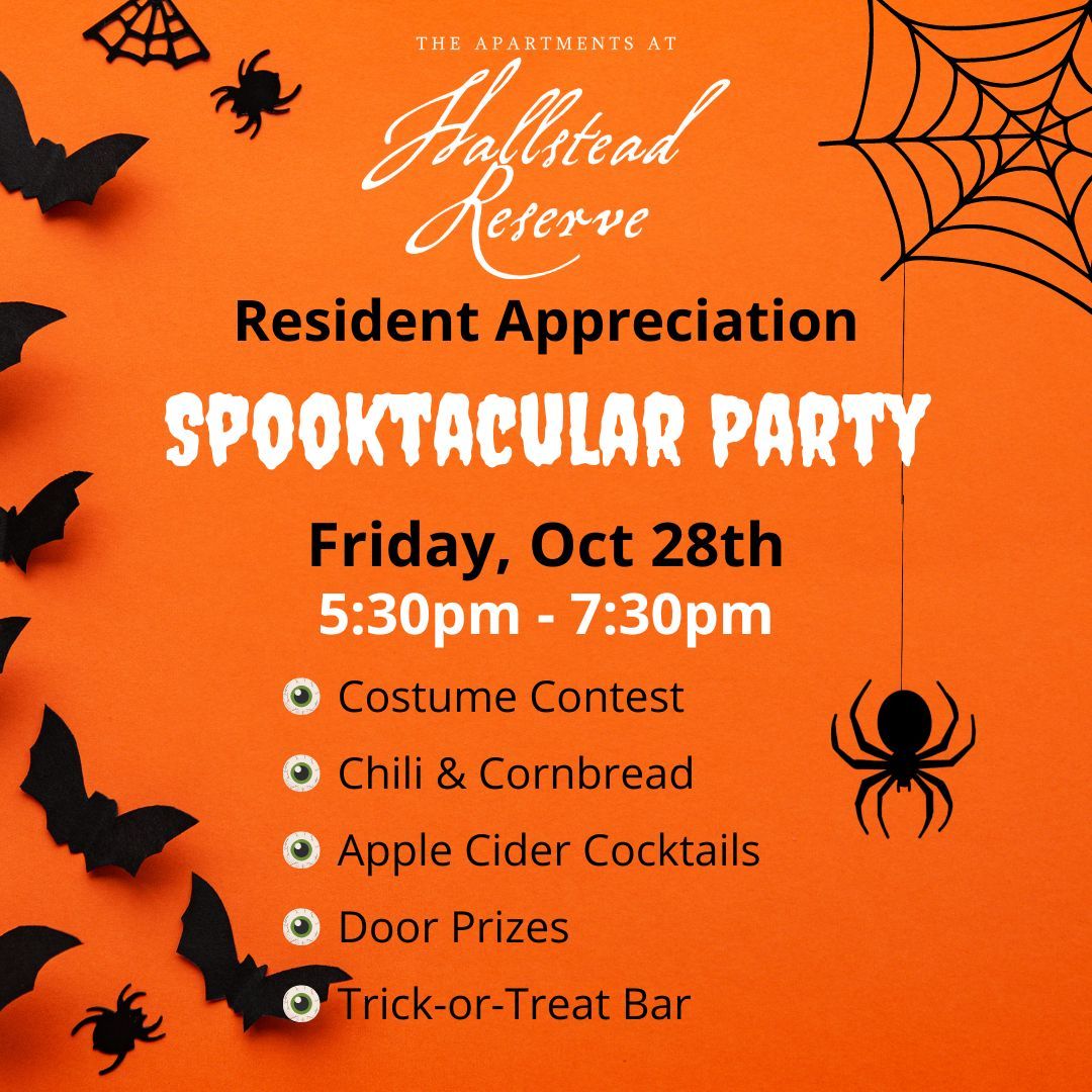 Apartments at Hallstead Reserve 2022 Halloween Party
