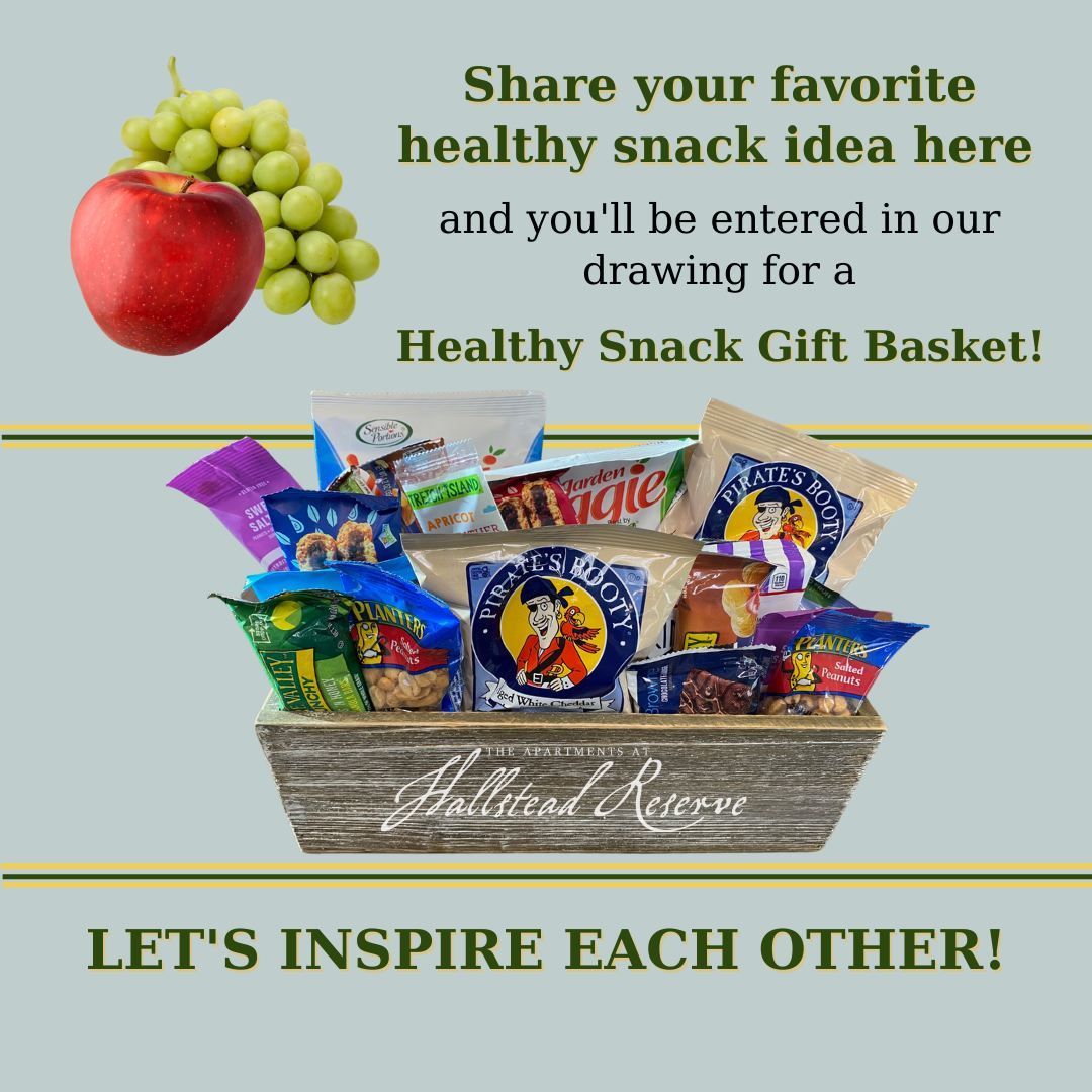 Apartments at Hallstead Reserve 2023 Healthy Snacks Giveaway