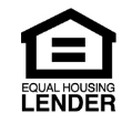 Equal Housing Lender symbol: house with equal sign, text 