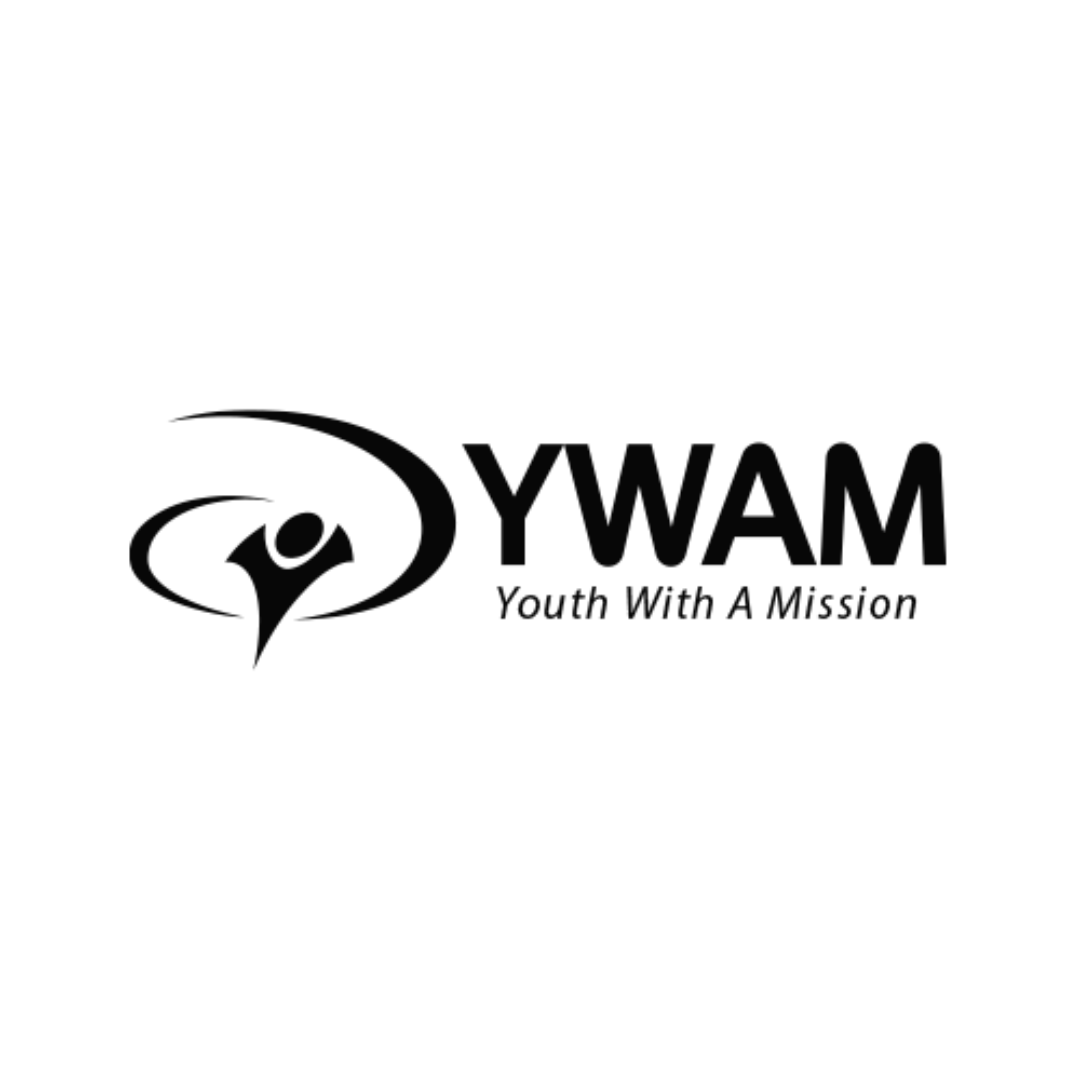 A black and white logo for youth with a mission.