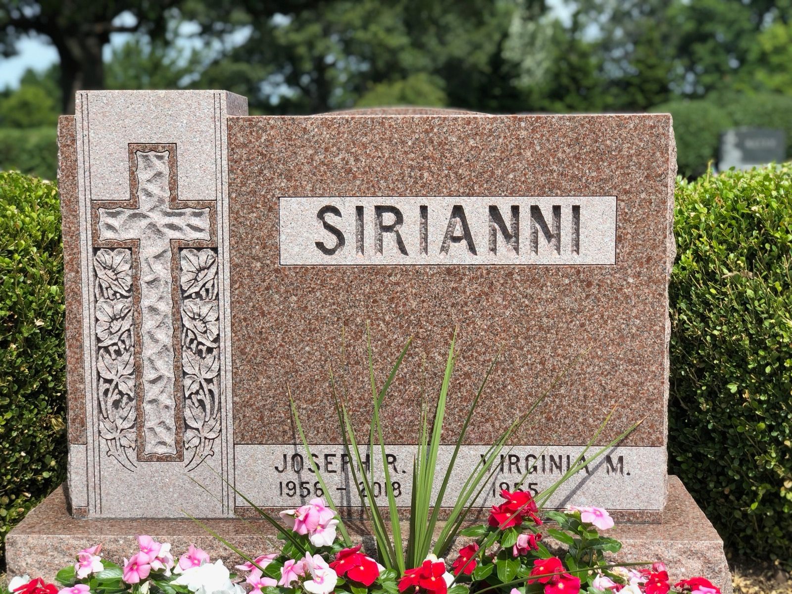 Gravestone with 