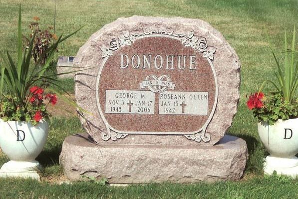 Donohue - Le Roy, NY - Derrick Monument Company Inc