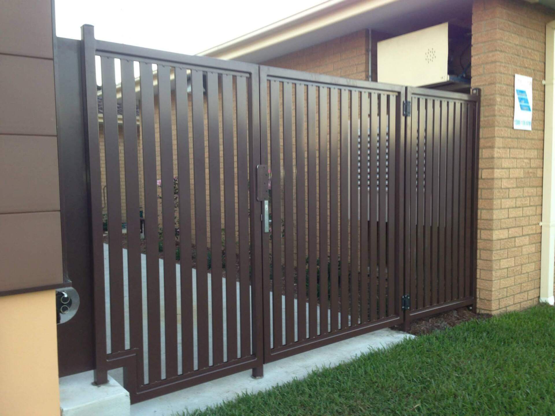 Brown Gate — Steel Fabrication In Taree, NSW