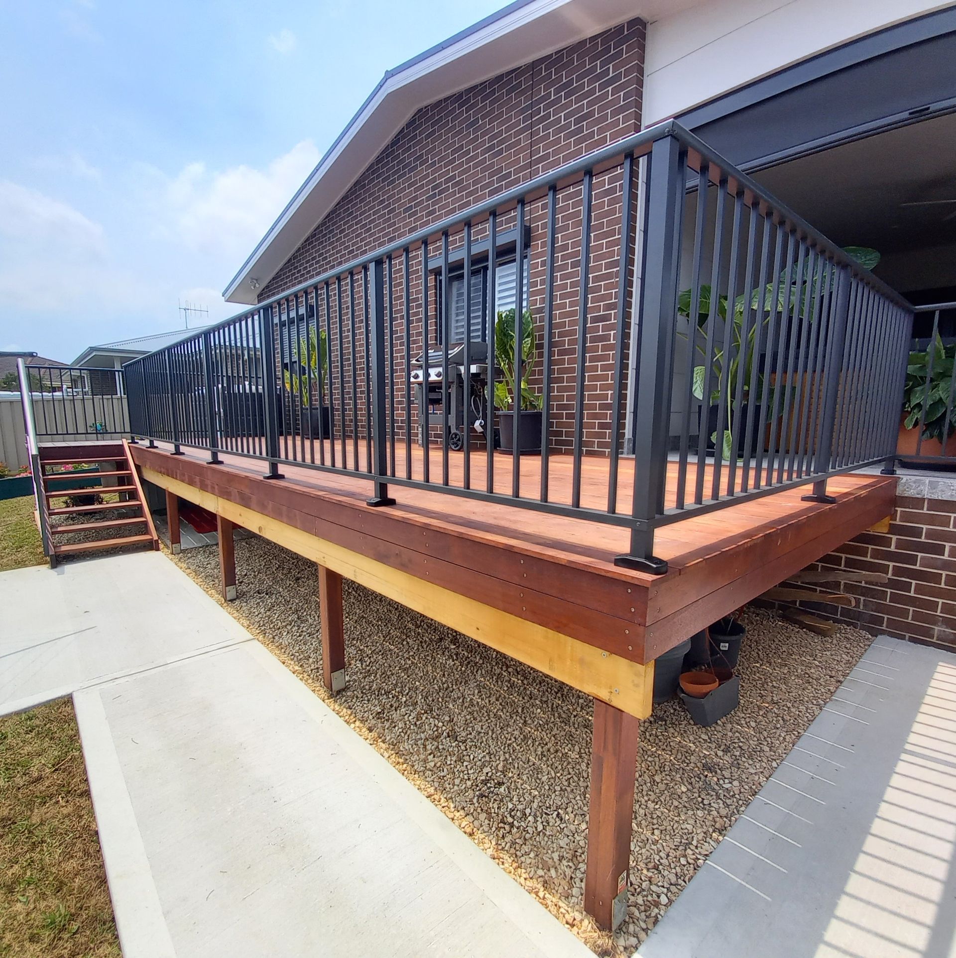 Stainless Steel Stair Railings — Steel Fabrication In Taree, NSW