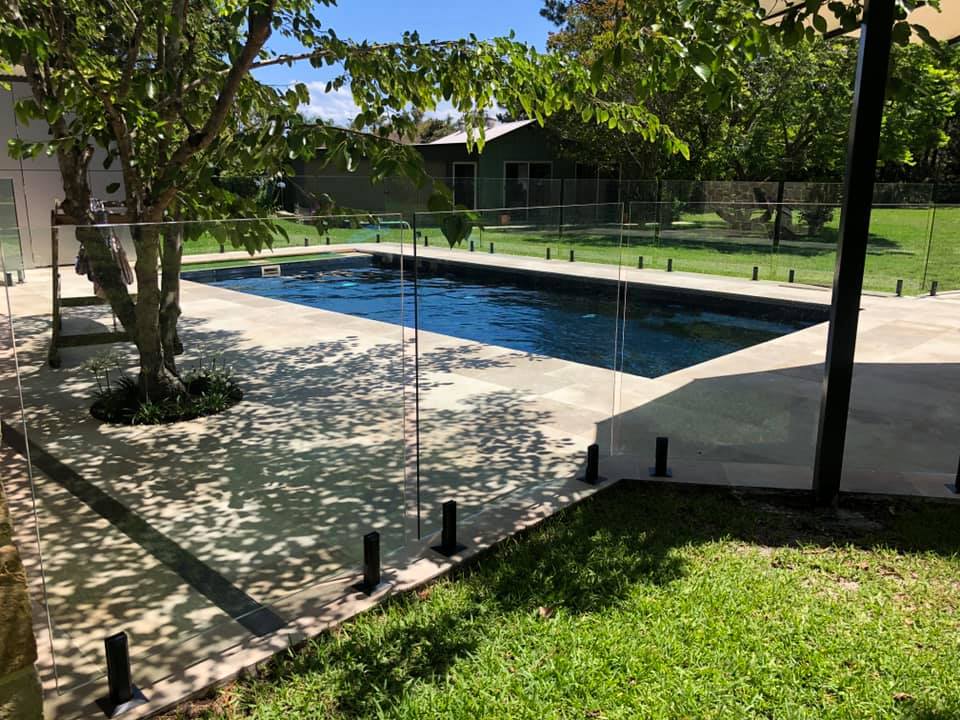 Frameless Glass Pool Fence — Steel Fabrication In Taree, NSW