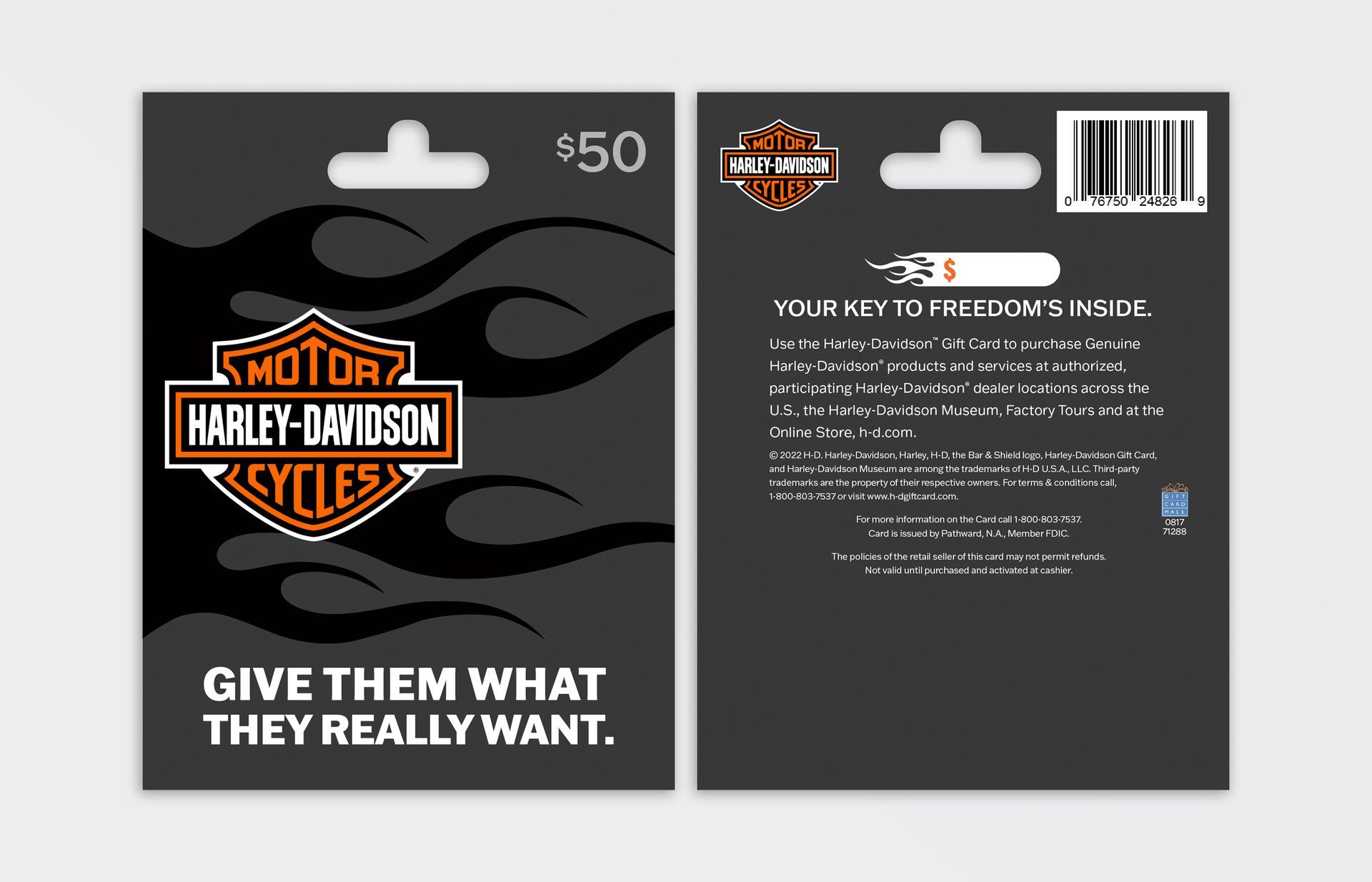 Harley Davidson giftcard