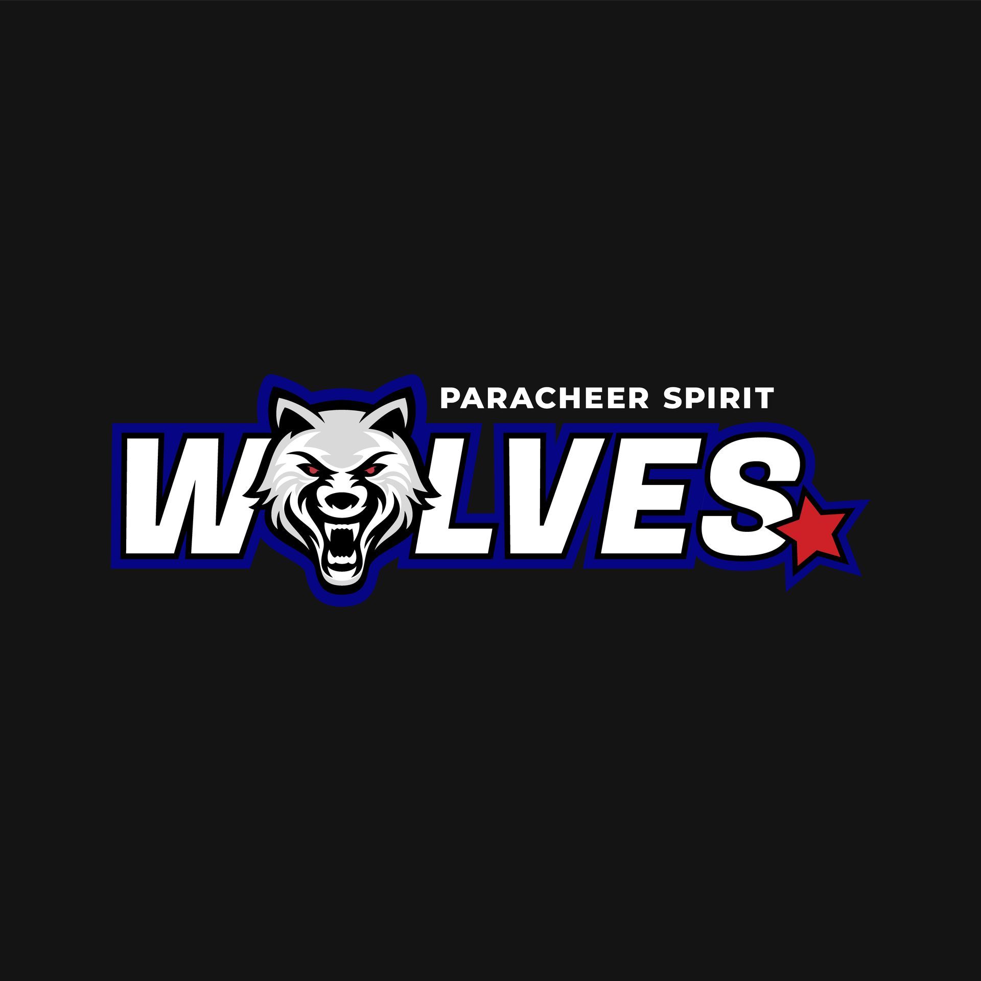 Paracheer Spirit Wolves logo