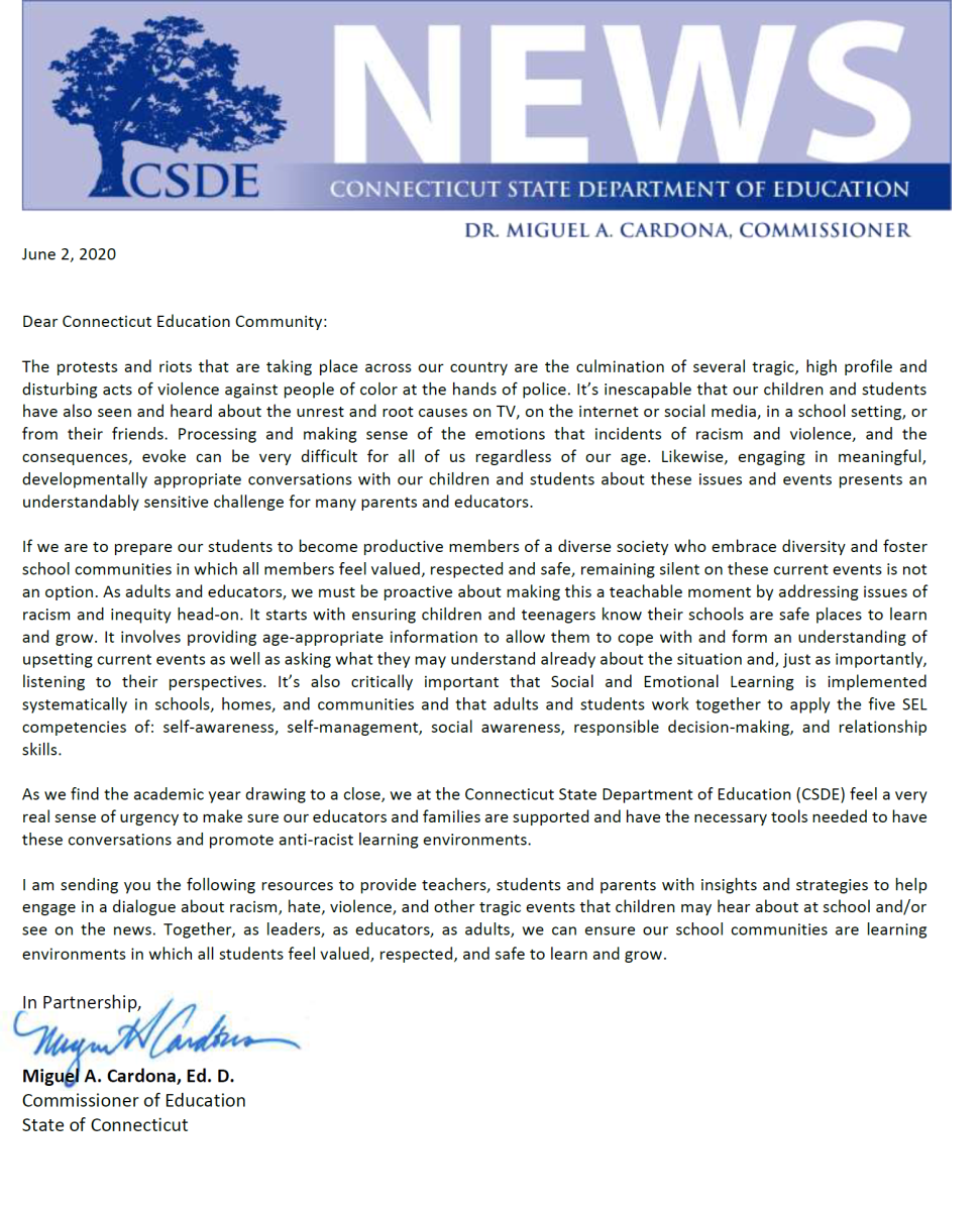 A letter with the word news on it