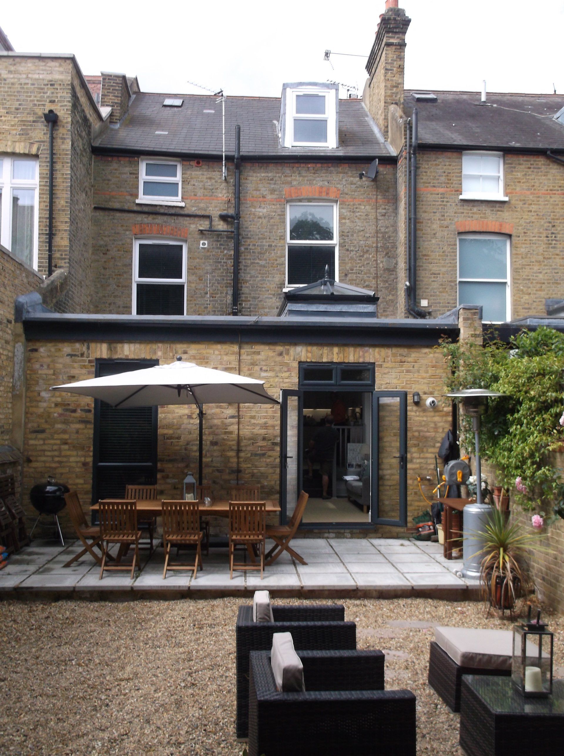 Single storey rear extension in Clapham