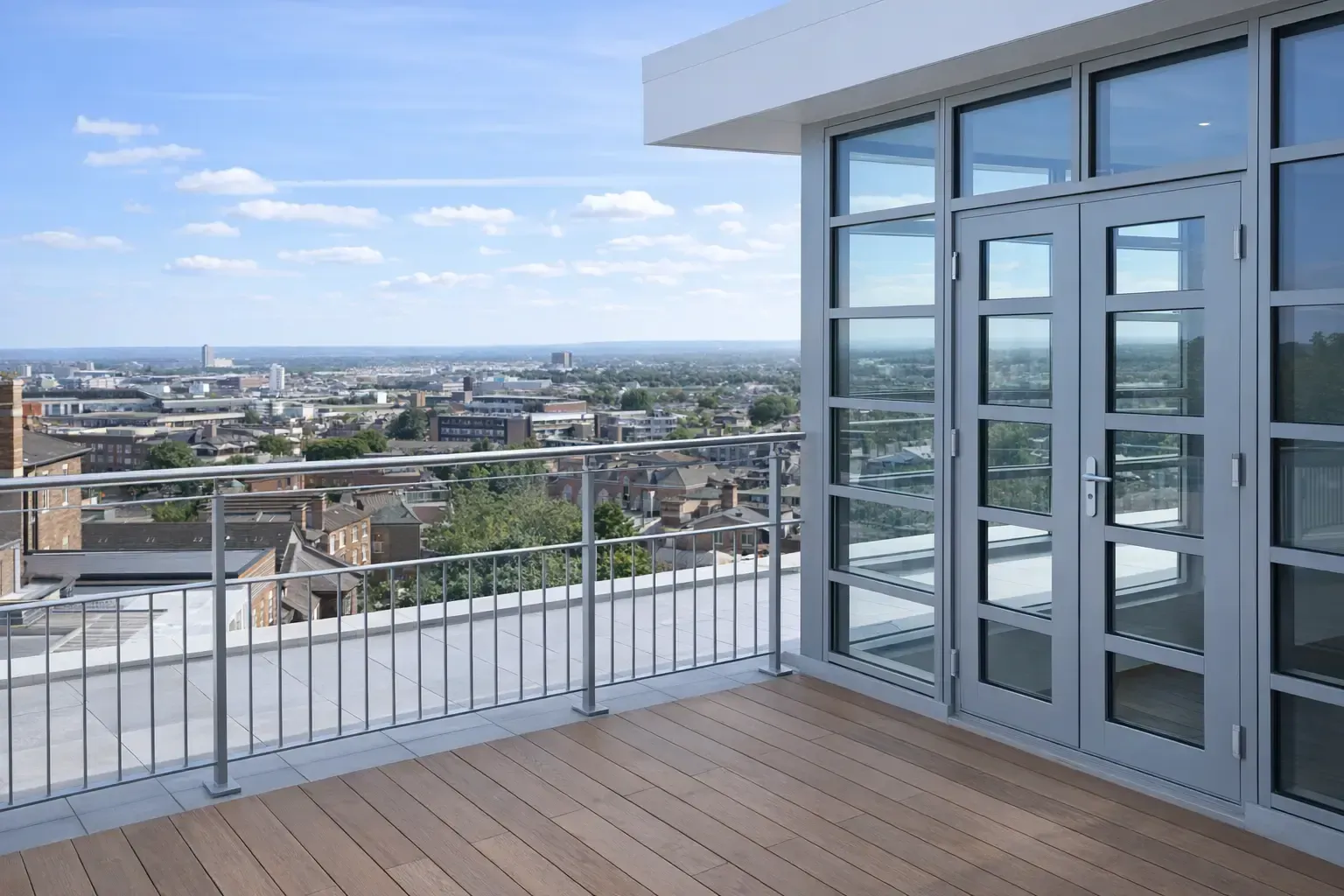 Penthouse extension with rooftop terrace and panoramic city views, Wimbledon Village SW19 – CSarchitects