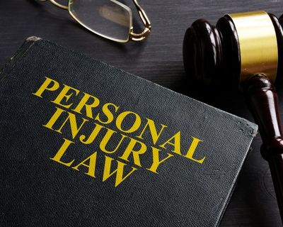Personal Injury — Personal Injury Title on a Book and Gavel in Henderson, NC