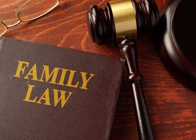 Family Law — Family Law Title on a Book and Gavel in Henderson, NC