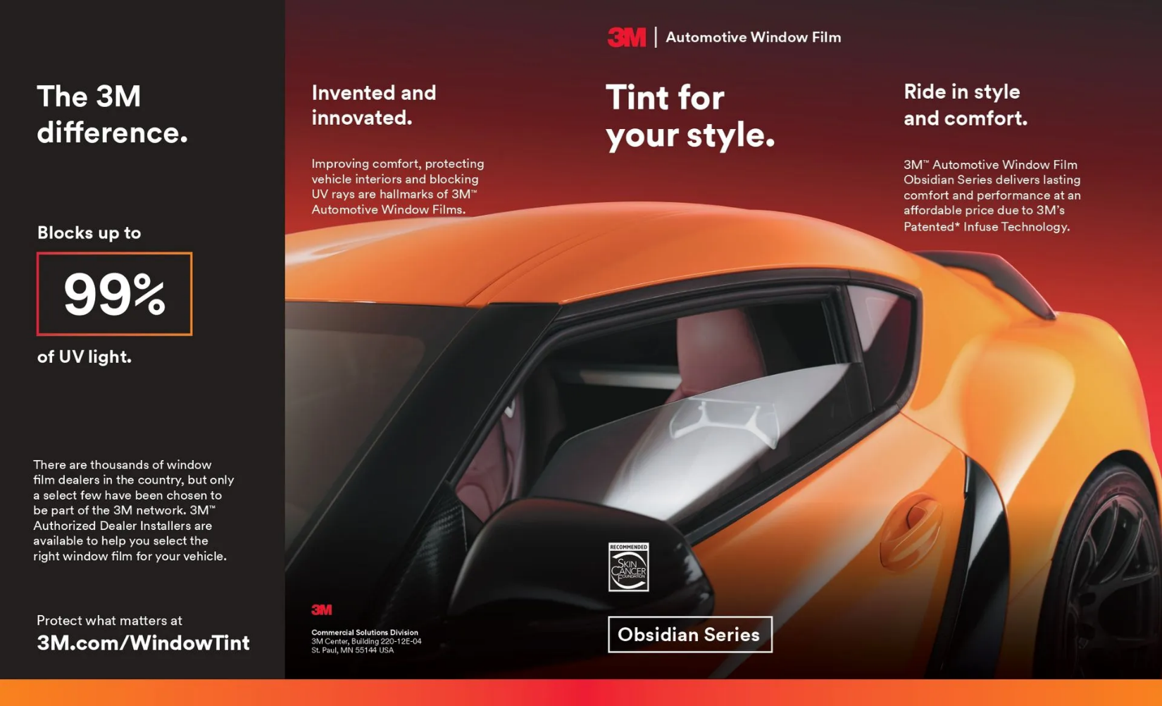 Obsidian Series — Riverside, CA — Freeway Tint