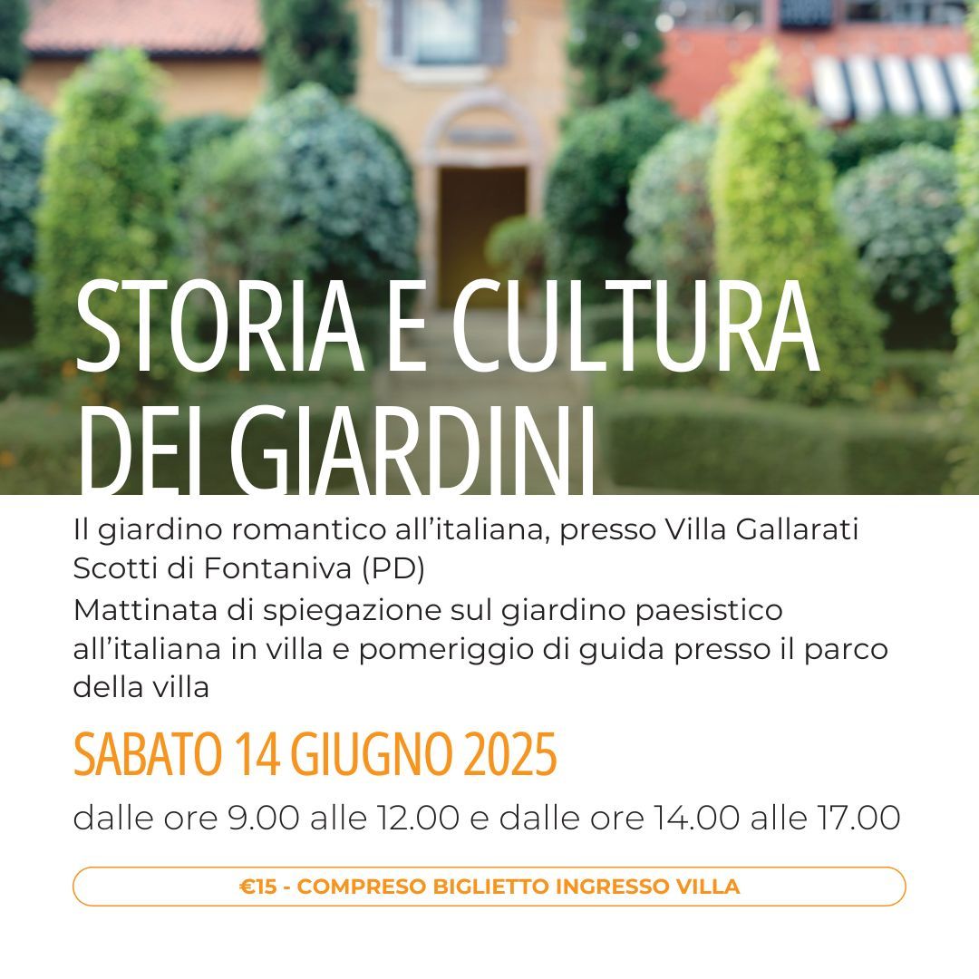 Storia e Cultura dei Giardini - 2025