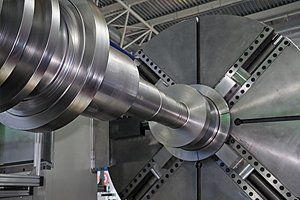 large metallic machine used for steel fabrications