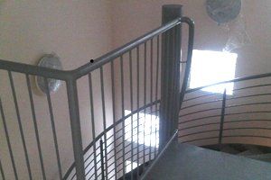 bespoke metallic staircases installed with high-quality
