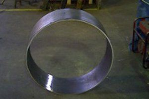 a large circular steel fabricated inventory