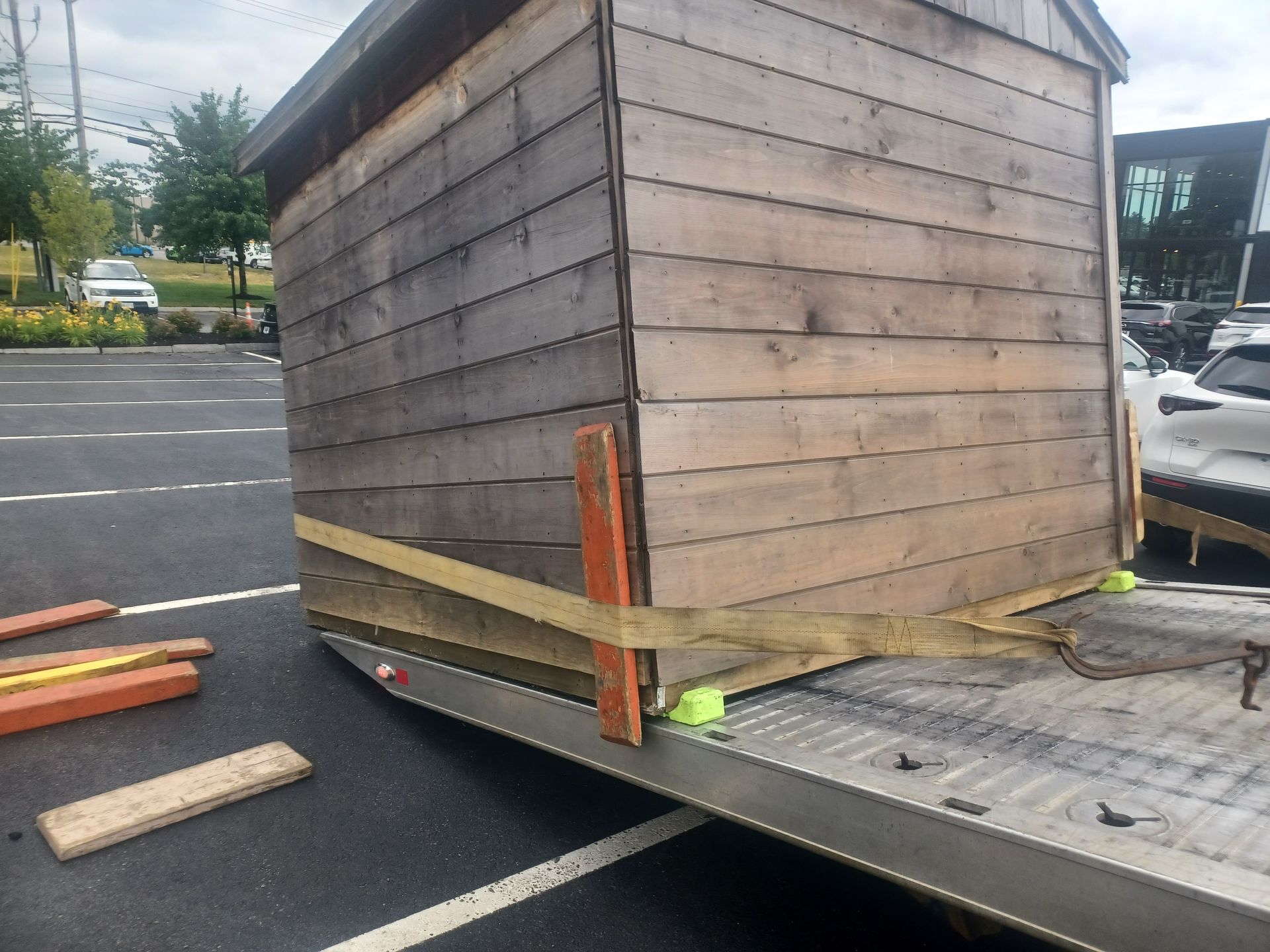 Wood Shed — Hudson, NH — Abbott Towing Services