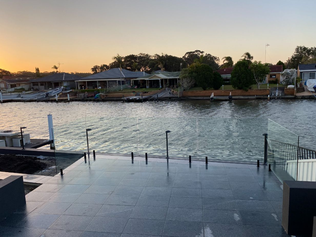 Glass Railing — Mid Coast Glass Fencing In Old Bar, NSW
