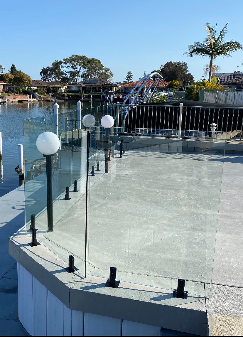 Image Of New Frameless Glass Fencing  — Mid Coast Glass Fencing In Old Bar, NSW
