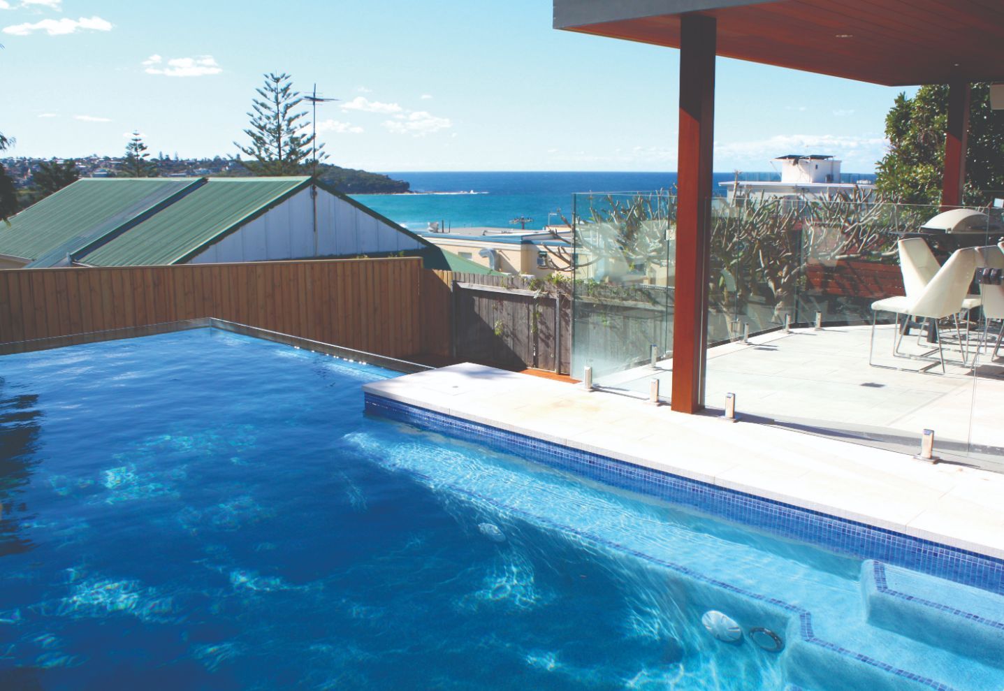 Frameless Glass Fence — Mid Coast Glass Fencing In Old Bar, NSW