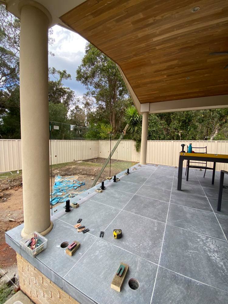 On Going Construction For Frameless Glass — Mid Coast Glass Fencing In Old Bar, NSW