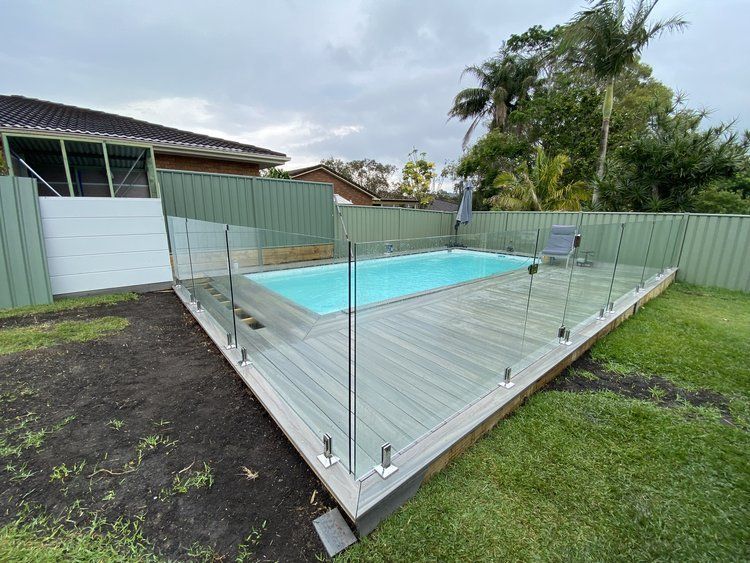 Frameless Glass Pool Fencing — Mid Coast Glass Fencing In Old Bar, NSW