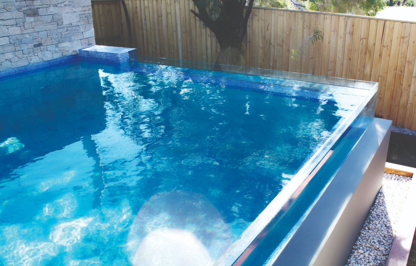 Modern Swimming Pool With Glass Fence — Mid Coast Glass Fencing In Old Bar, NSW