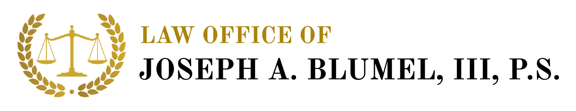 Logo of  Law Office of Joseph A. Blumel, III, P.S.