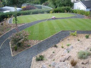 Garden patios - Aberdare, Mid Glamorgan - Acorn Landscaping and Maintenance Services Ltd - landscaping project 3