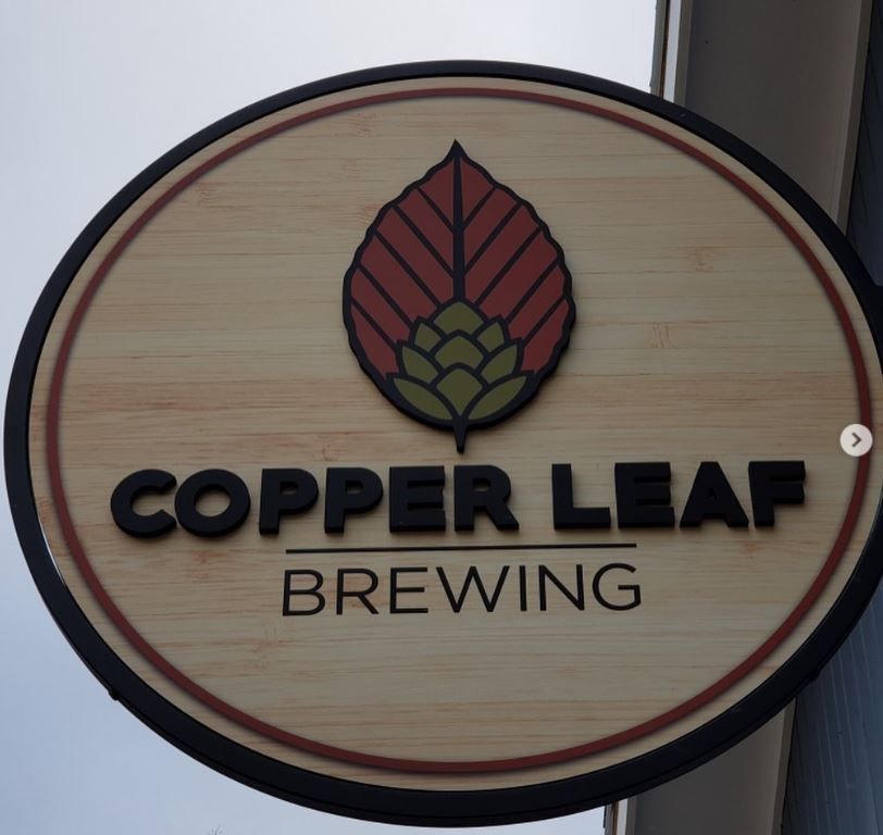 Copper Leaf Brewing Sign — Scottsville, NY — Eljon Enterprises LLC