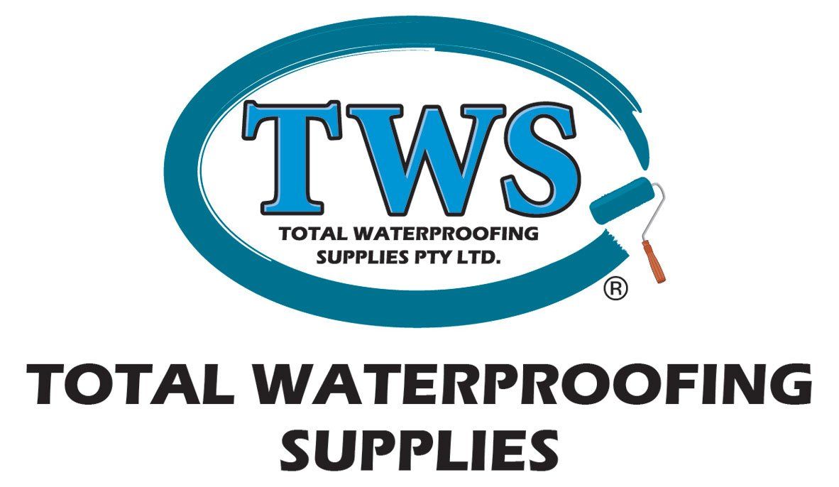 A logo for tws total waterproofing supplies