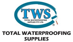 A logo for tws total waterproofing supplies