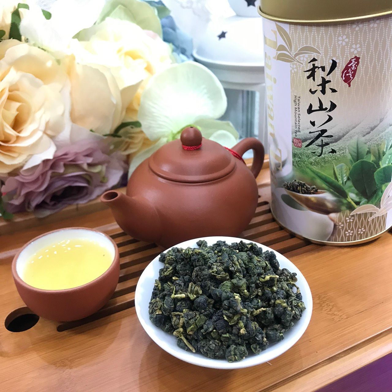 雋美佳  梨山(特等) 高山烏龍茶 一心二葉散 裝茶葉