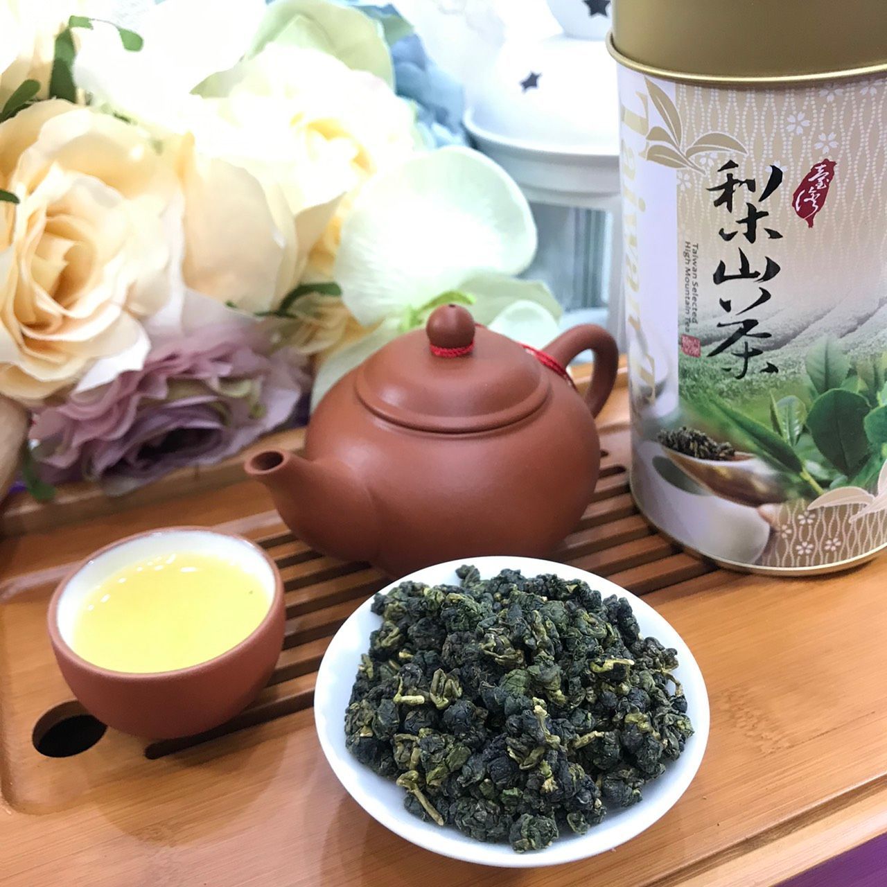 雋美佳  梨山(特等) 高山烏龍茶 一心二葉散 裝茶葉