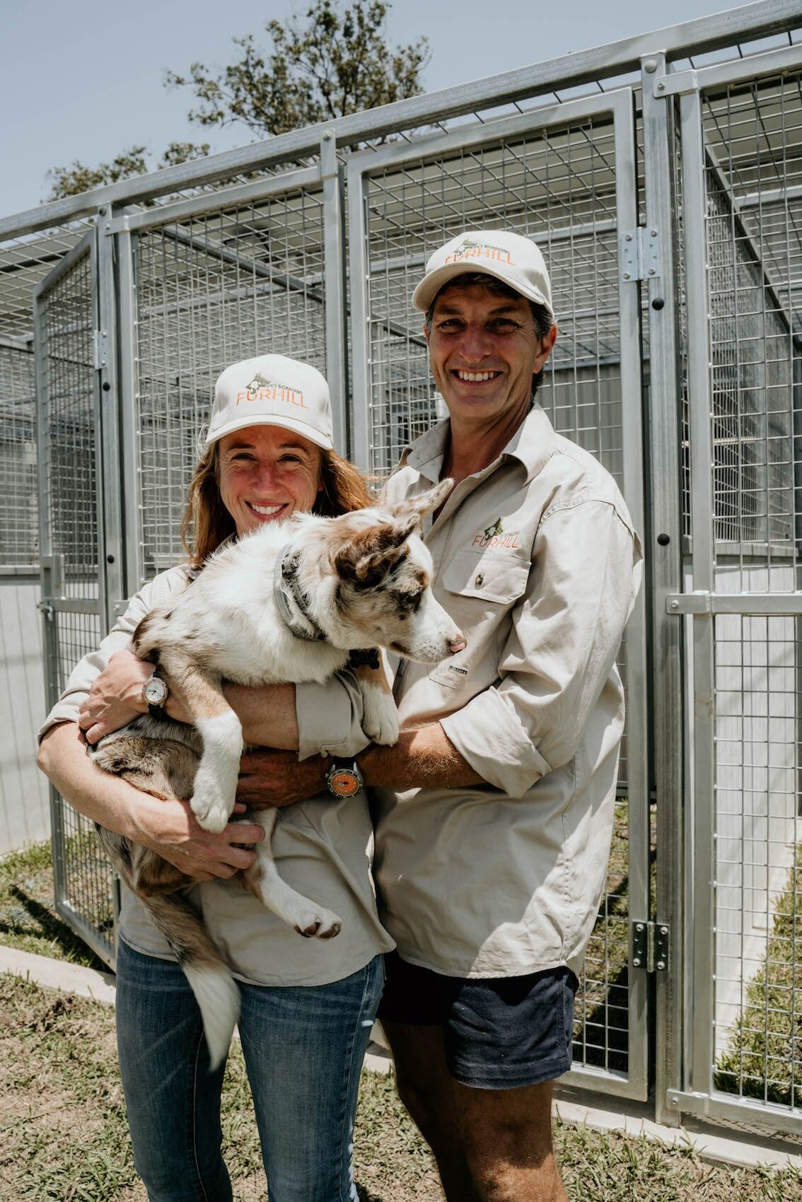Mel, Mat, And Dog — Furhill Pet Boarding in East Kempsey, NSW