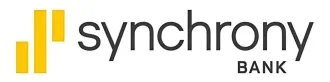 Air Fair Heat and Air LLC - The logo for synchrony bank is yellow and black on a white background.