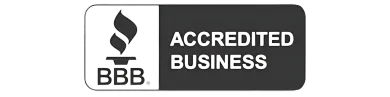 Air Fair Heat and Air LLC - A black and white logo for an accredited business