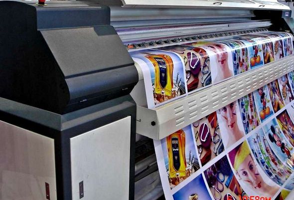 Vinyl printing of clear lake